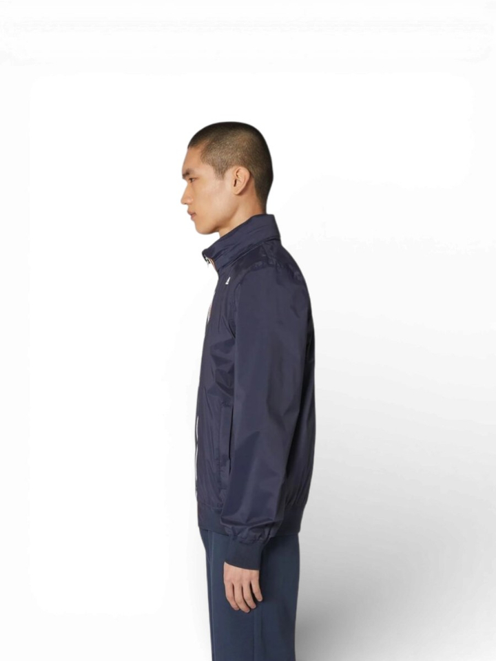 Donkerblauwe regenjas Amaury Stretch Kway