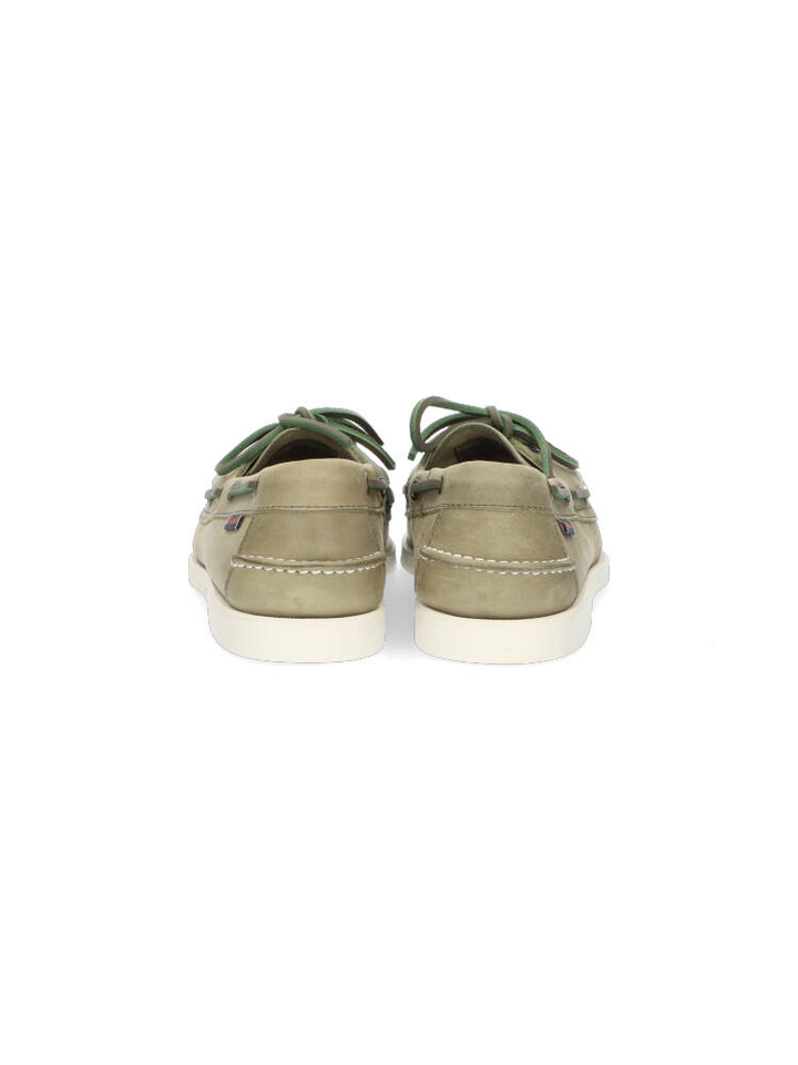 Groene docksides Sebago 