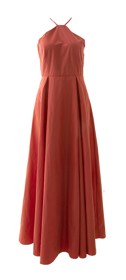 Roeste lange jurk Diana Gallesi