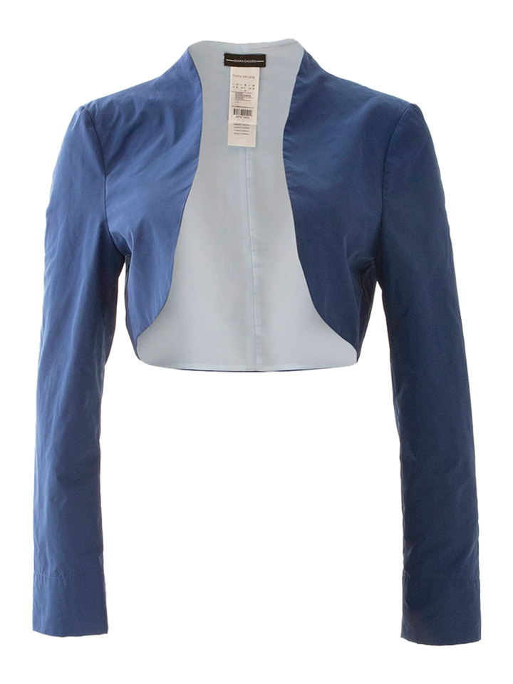 Blauwe korte vest Diana Gallesi 