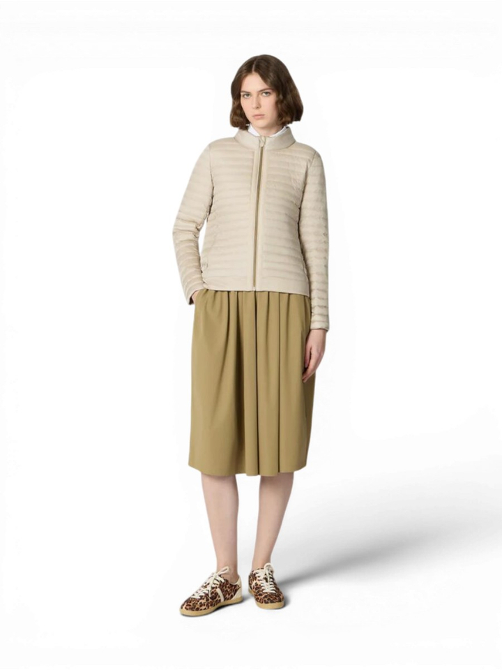 Beige korte jas Alyssa Iris Save The Duck