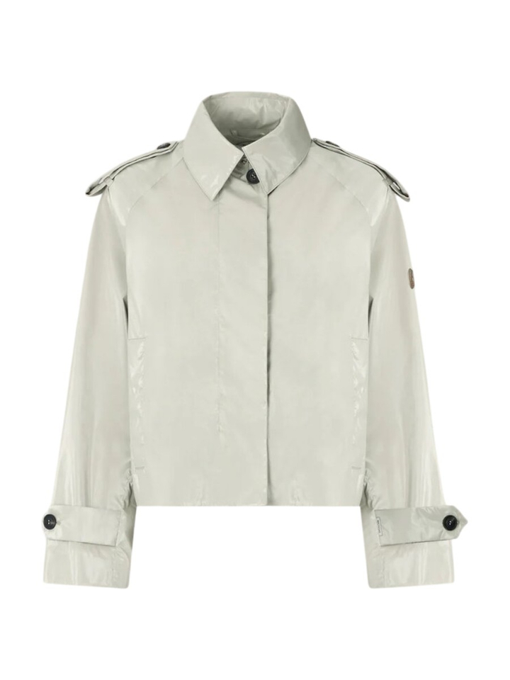 Beige glanzende korte jas Save The Duck