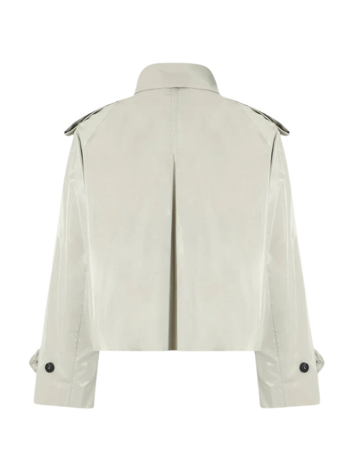 Beige glanzende korte jas Save The Duck