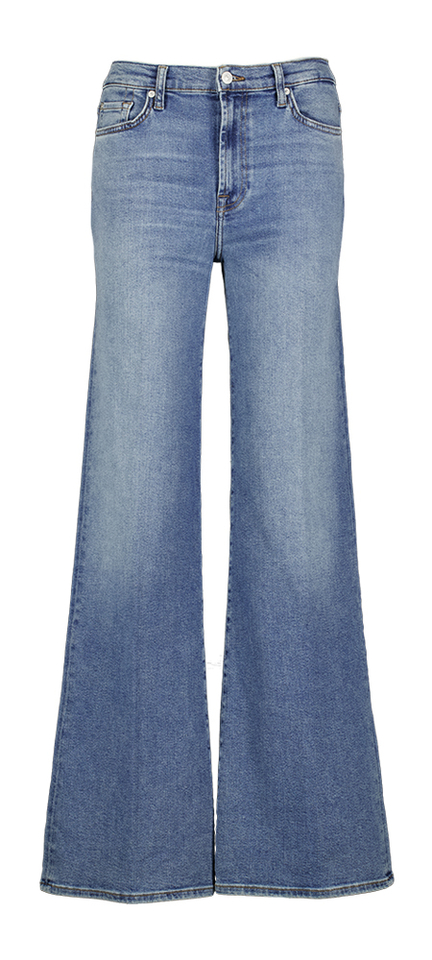 Blauwe flare jeans For All Mankind