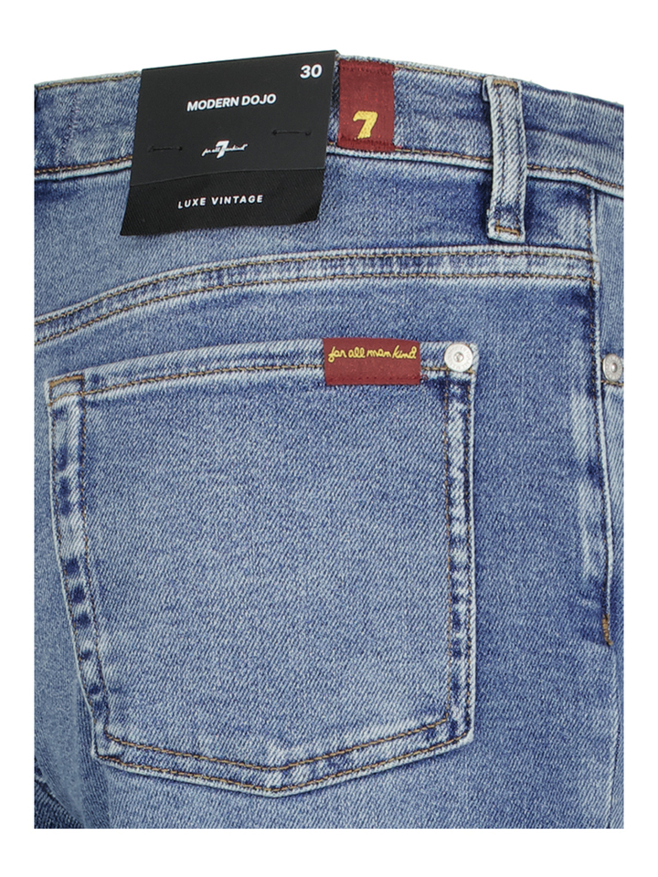 Blauwe flare jeans For All Mankind