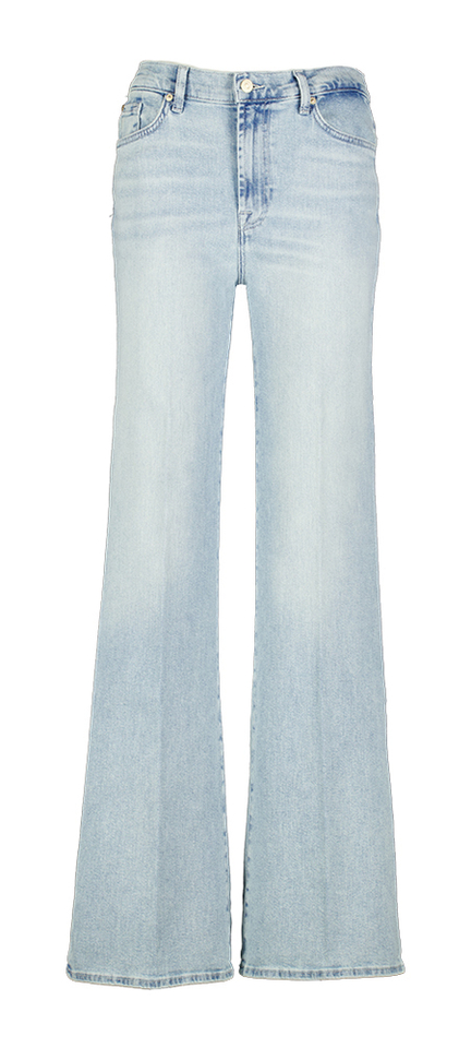 Blauwe jeans flare For All Mankind