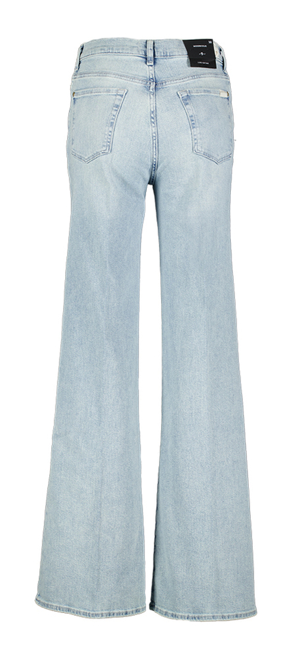 Blauwe jeans flare For All Mankind