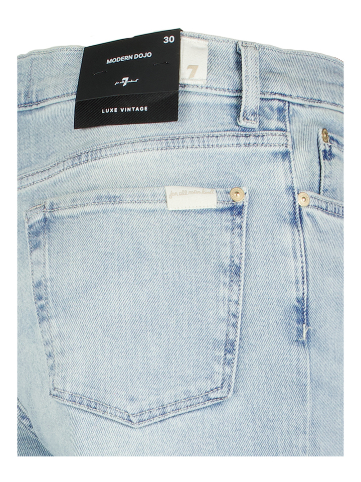Blauwe jeans flare For All Mankind