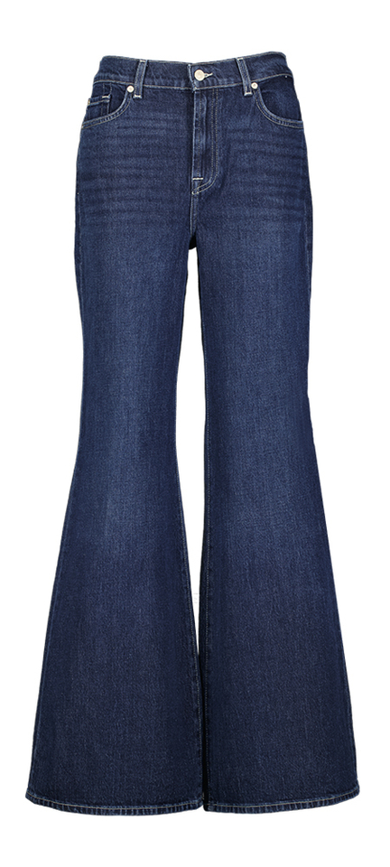 Donkerblauwe flared jeans For All Mankind