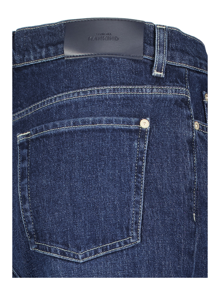Donkerblauwe flared jeans For All Mankind