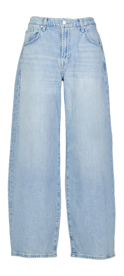 Blauwe mom jeans For All Mankind 