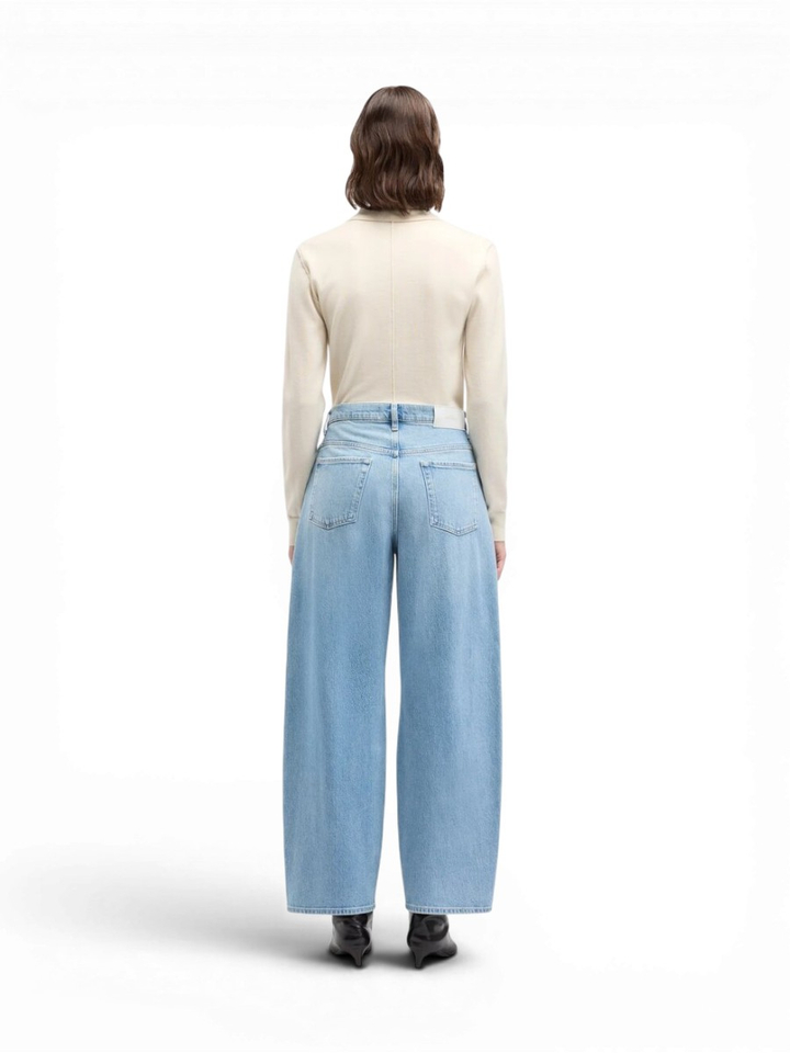 Blauwe mom jeans For All Mankind 
