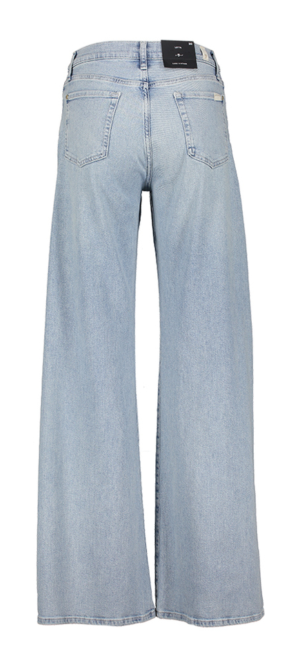 Blauwe jeans flare For All Mankind