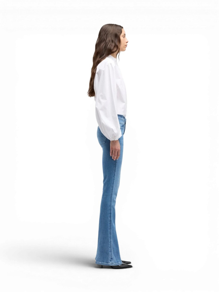Blauwe bootcut jeans For All Mankind