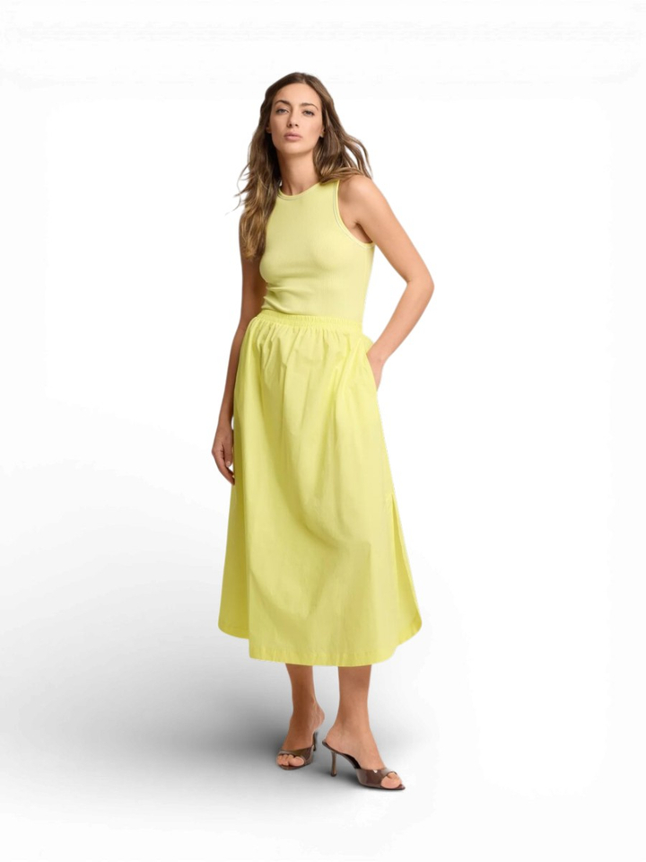 Gele midi-jurk Neirus Kocca