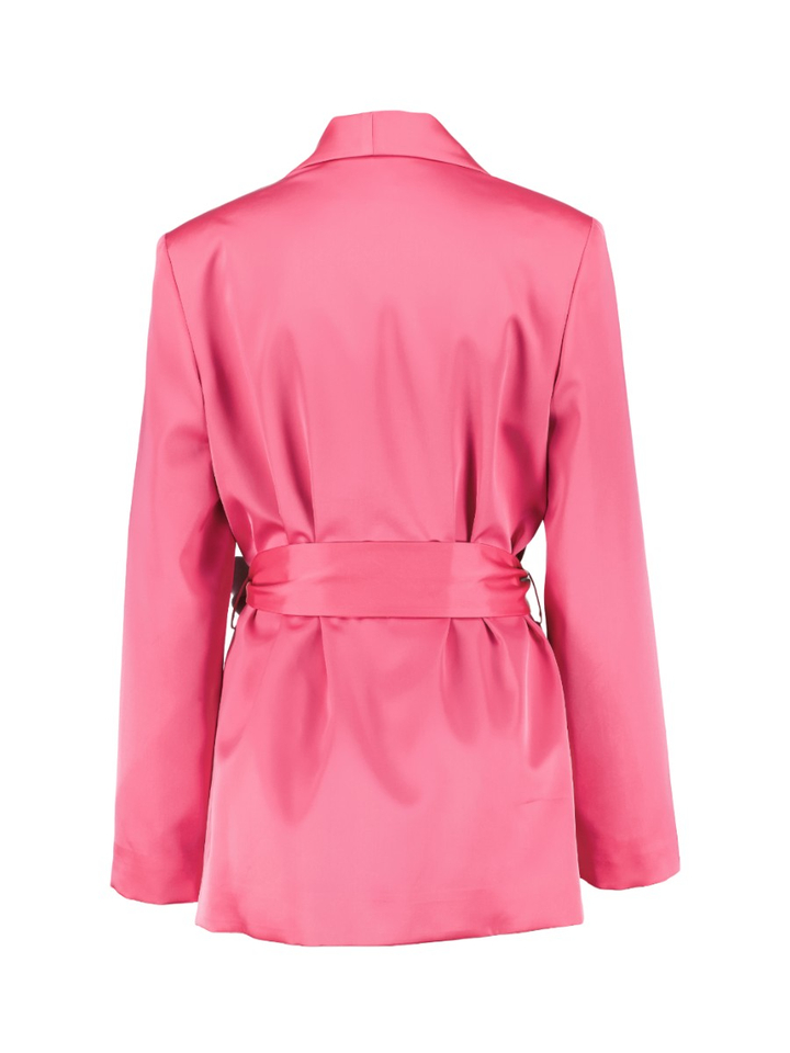 Fuchsia blazer met knoop detail Kristal Kocca