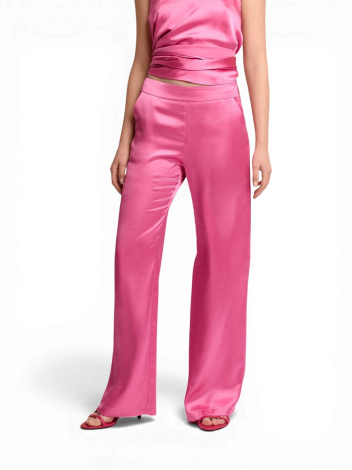 Fuchsia losvallende broek Kristian Kocca 