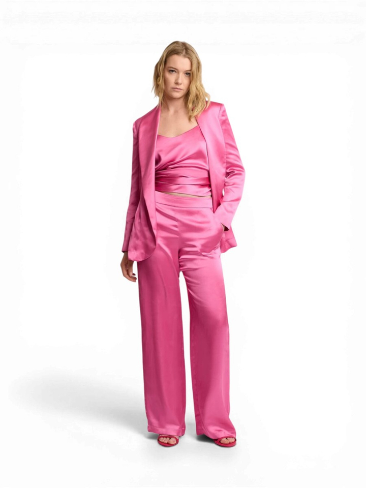 Fuchsia losvallende broek Kristian Kocca 