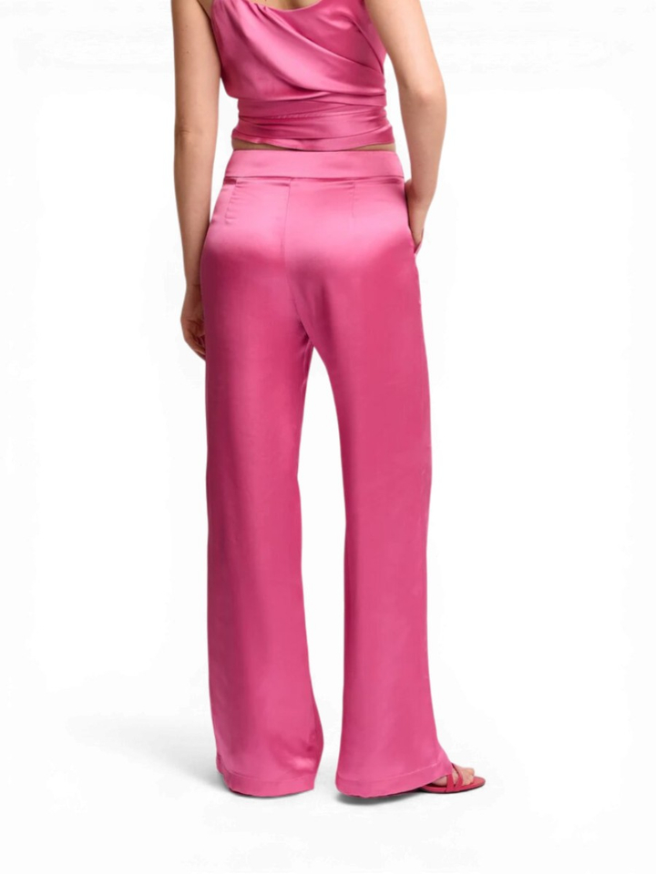Fuchsia losvallende broek Kristian Kocca 
