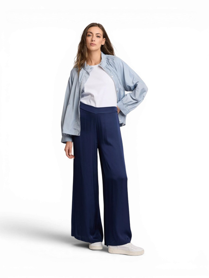 Donkerblauwe geklede broek Calador Kocca