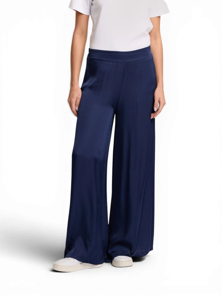 Donkerblauwe geklede broek Calador Kocca