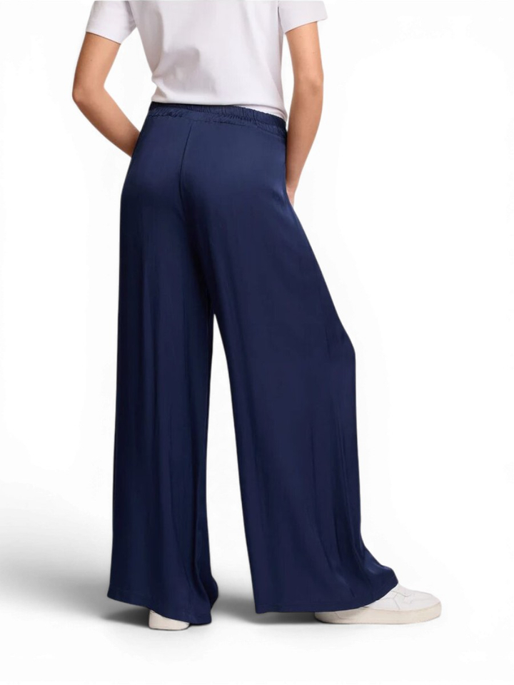 Donkerblauwe geklede broek Calador Kocca