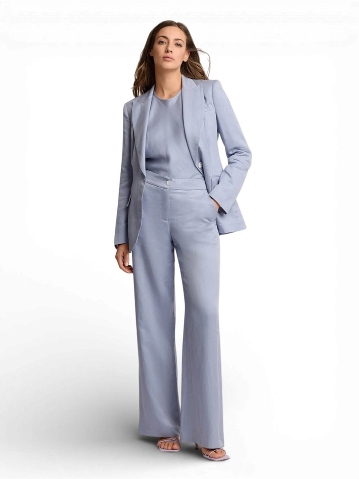 Lichtblauwe geklede broek Duende Kocca 