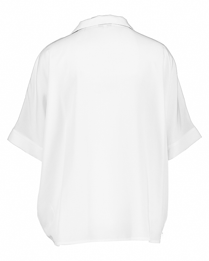 Beige blouse met V-hals Basilide Kocca 