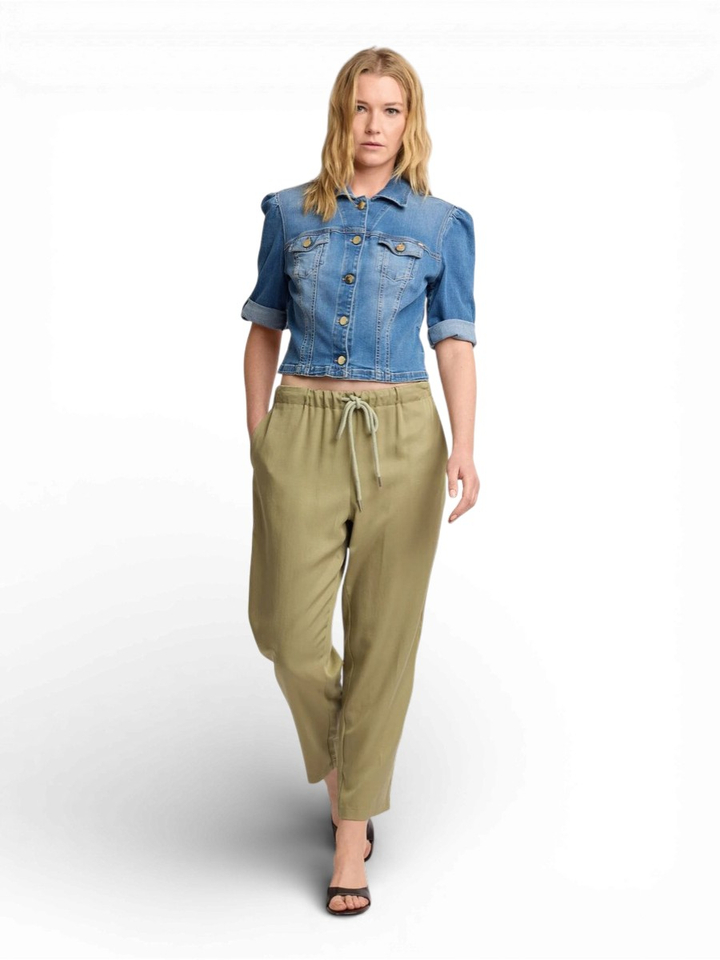 Groene losse broek Bernadet Kocca 