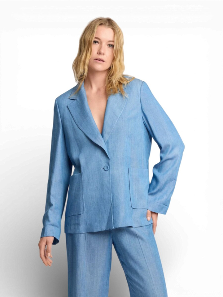 Blauwe blazer Arialdo Kocca