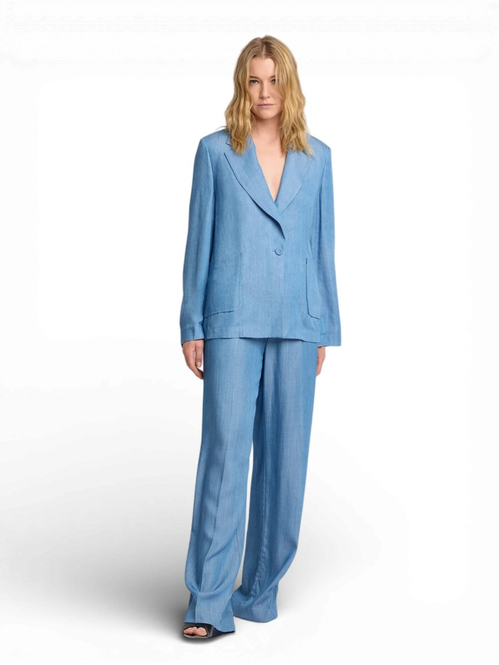 Blauwe blazer Arialdo Kocca