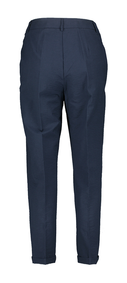 Blauwe broekmet lichte structuur Paulino Kocca