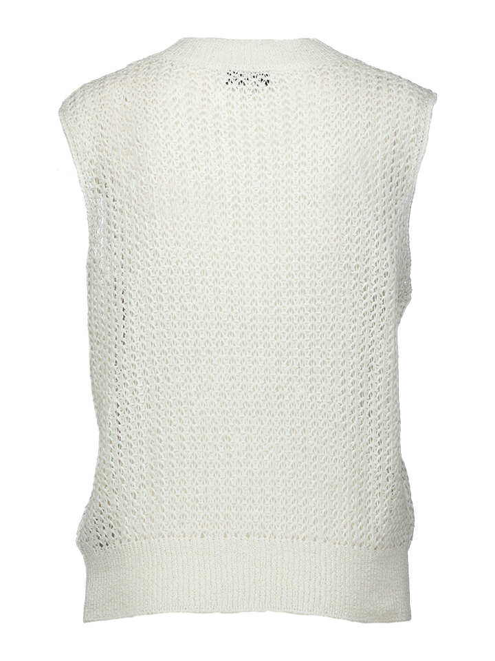 Ecru los gebreide top Franka Kocca 