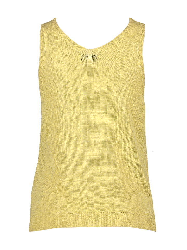 Gele top met glitter Euporo Kocca