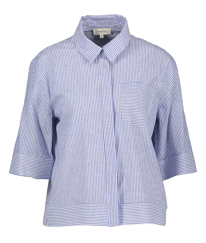 Blauw gestreepte bloes Aghate Kocca