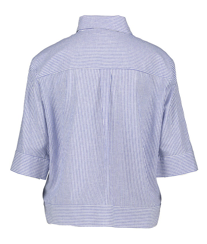 Blauw gestreepte bloes Aghate Kocca