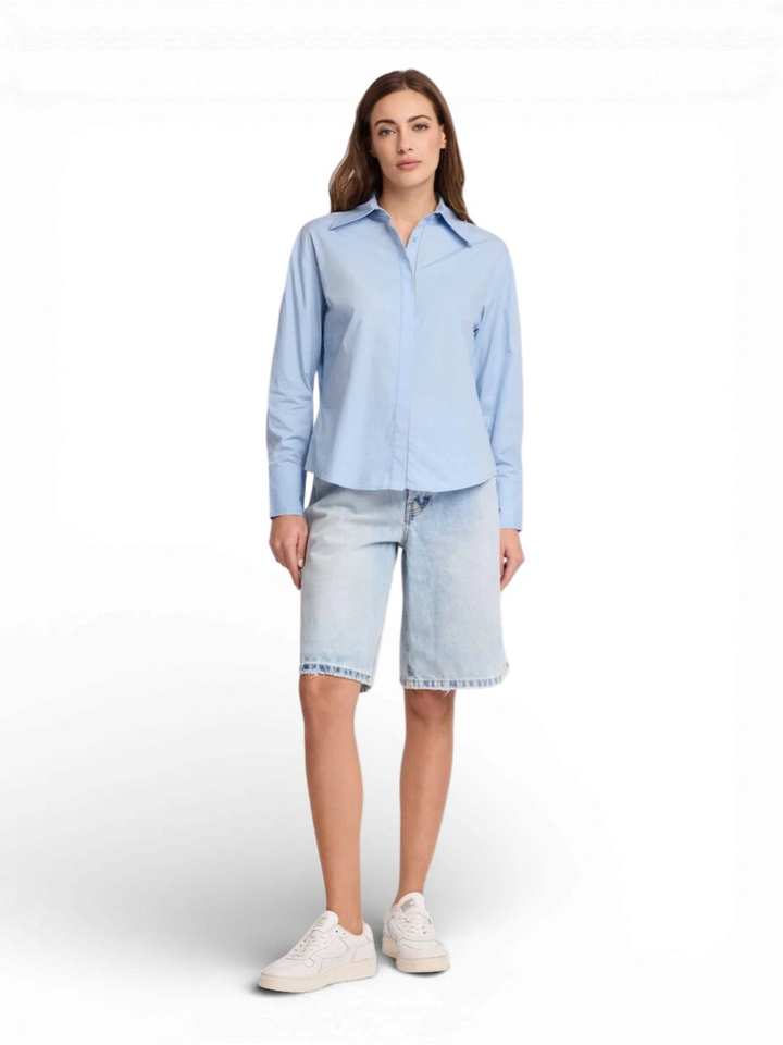 Lichtblauwe blouse Godolia Kocca