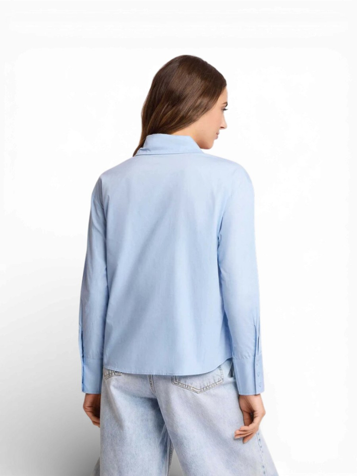 Lichtblauwe blouse Godolia Kocca