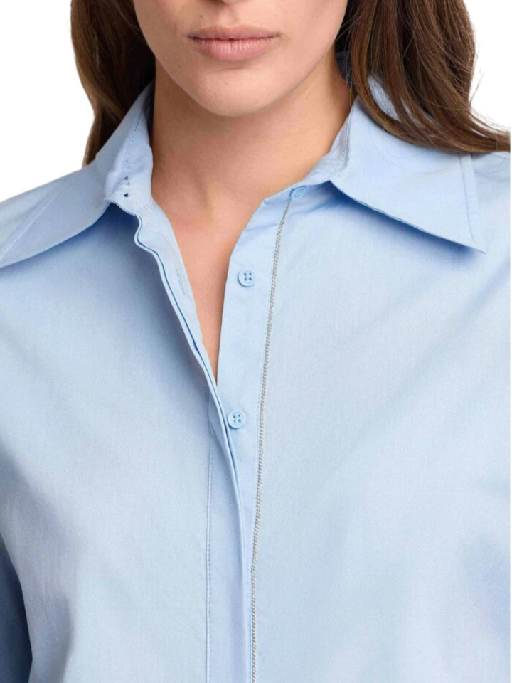 Lichtblauwe blouse Godolia Kocca