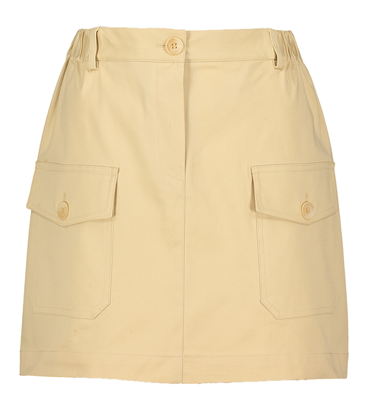 Beige korte rok Niabe Kocca