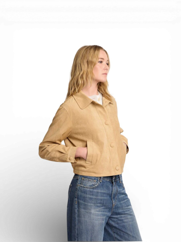 Beige kleurige vest Dulcine Kocca 