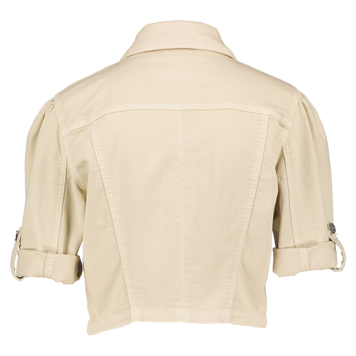 Beige kort jeansjasje Kocca 