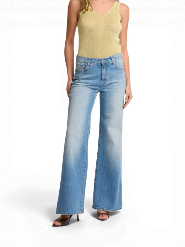 Blauwe bootcut jeans Kocca