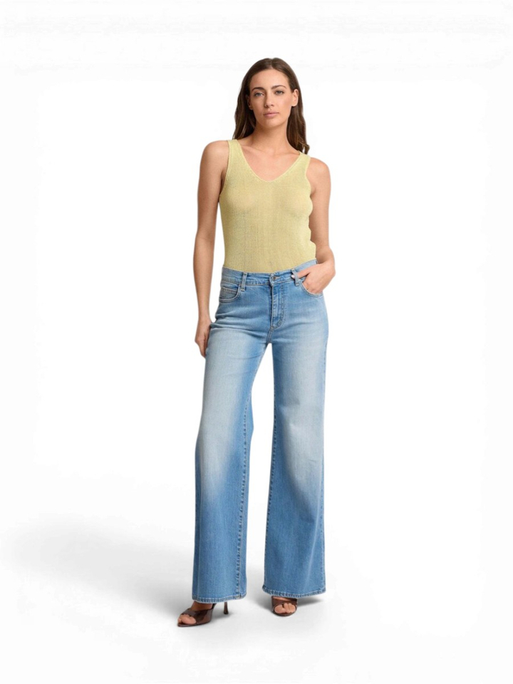 Blauwe bootcut jeans Kocca