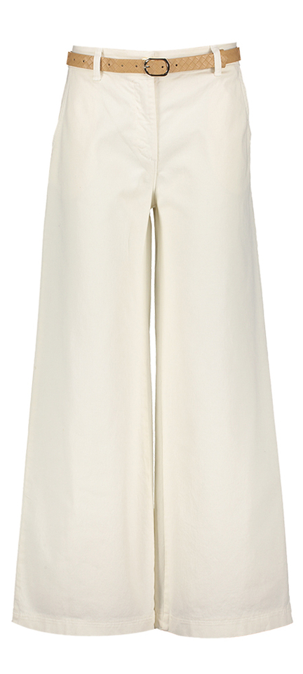 Ecru lange broek Daval Kocca 
