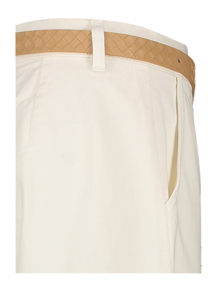 Ecru lange broek Daval Kocca 