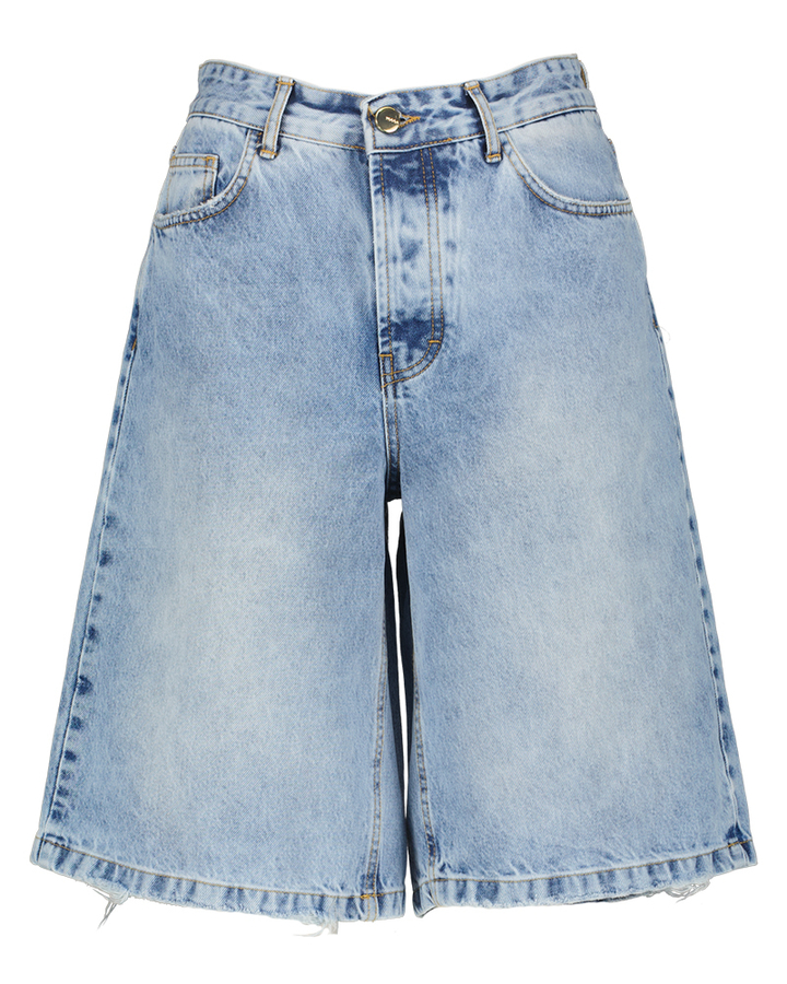 Blauw kleurige jeansshort Licinia Kocca 