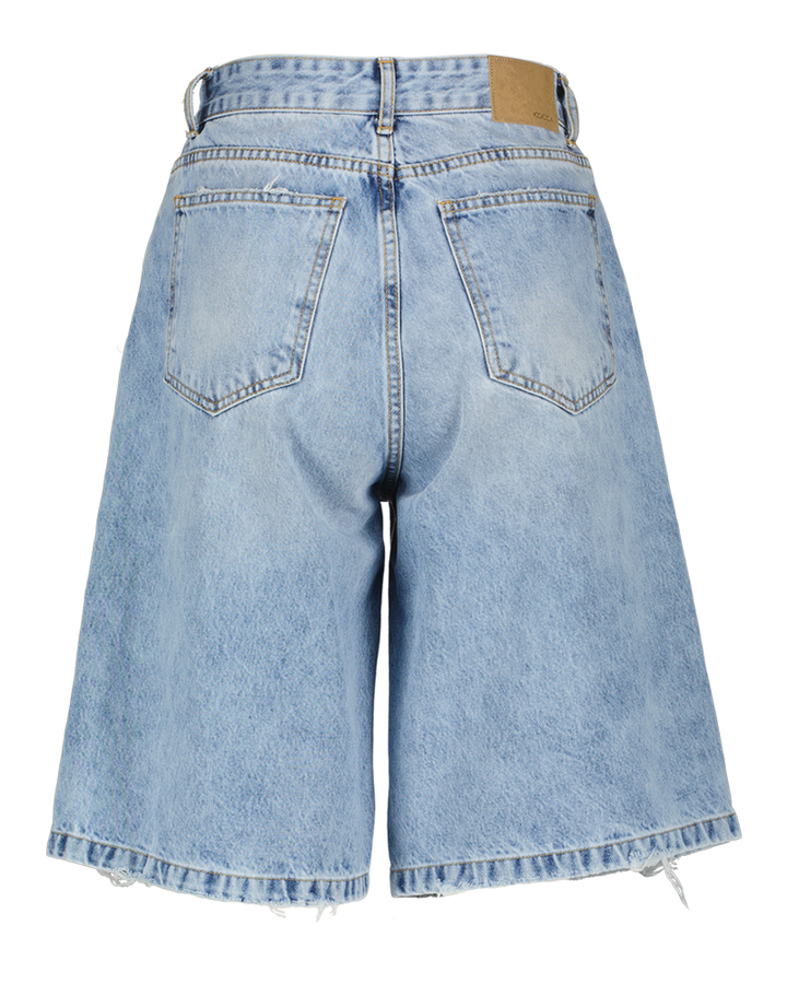 Blauw kleurige jeansshort Licinia Kocca 