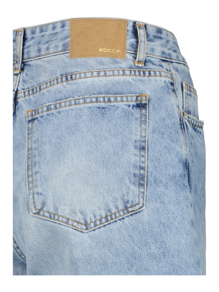 Blauw kleurige jeansshort Licinia Kocca 