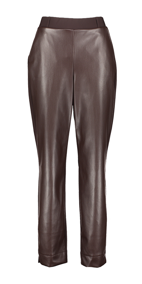 Bruine geklede broek Anne Studio Anneloes